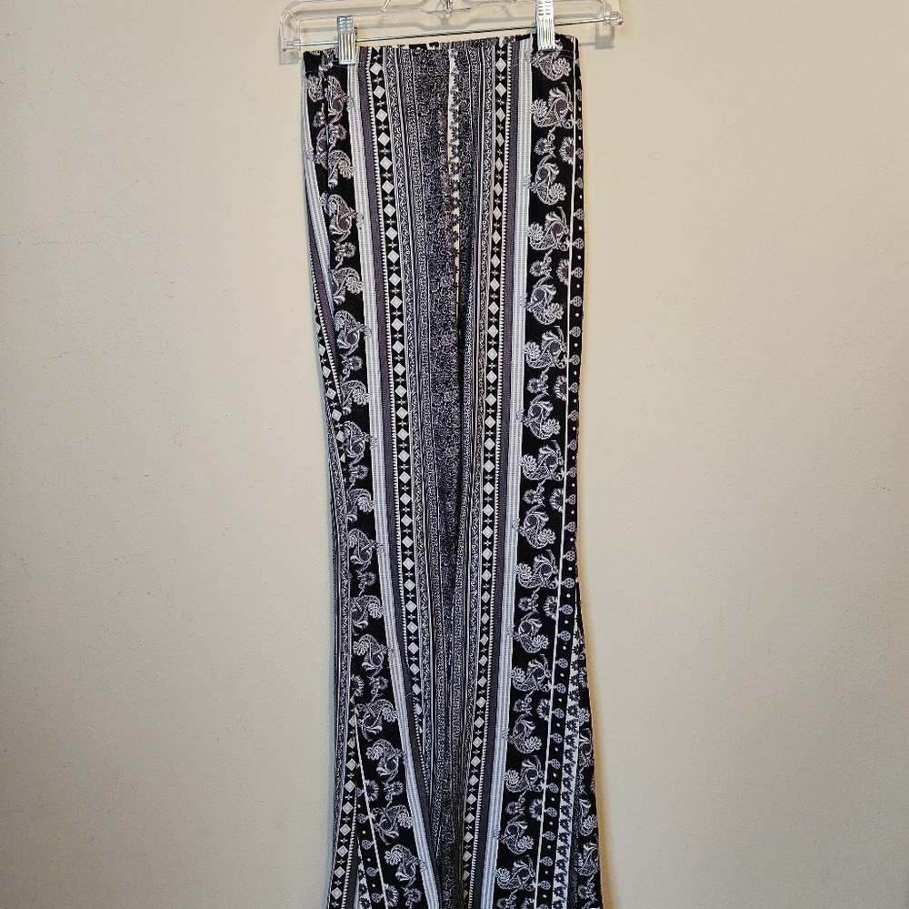 Black and White Patterned Pants